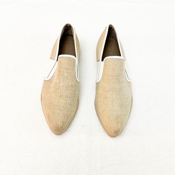 Vince Phalen Pointy Toe Leather Slip On Sneaker Size 6 Eur 36 - Picture 1 of 7